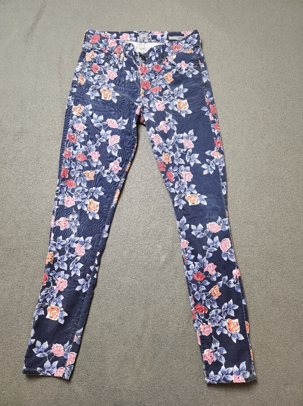 Citizens Of Humanity Mandy High Waist Retro Slim Floral Jeans Size 26 USA
